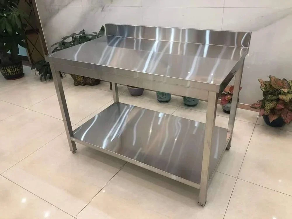2 5 feet stainless steel table 1000x1000