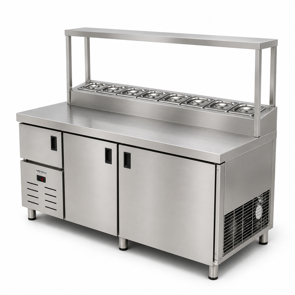 pizza makeline refrigerator