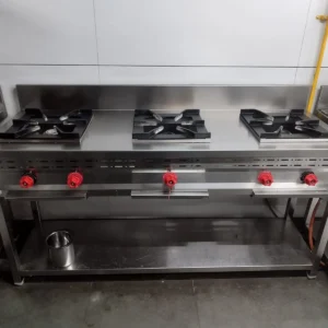 three burner range 3