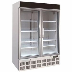 glass door freezer 675