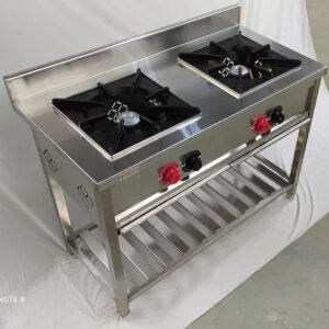 two burner gas cooking range for commercial use 974